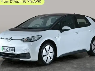 Begagnad VW ID.3 Pro Performance 150 kW (204 HK) 2021 Vit Halvkombi
