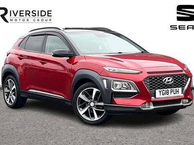 Red Used 2018 Hyundai Kona Premium SUV | £9,290 (Fair price)