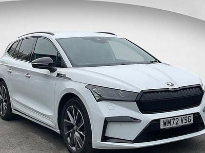 Used Skoda Enyaq iV SportLine 150 kW (204 HP) 2022 White SUV
