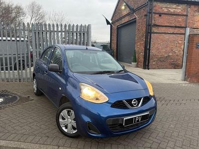 Begagnad Nissan Micra Visia 2015 Blå Halvkombi