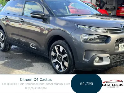 Used Citroën C4 Cactus Flair 100 HP (73 kW) 2018 Grey Hatchback
