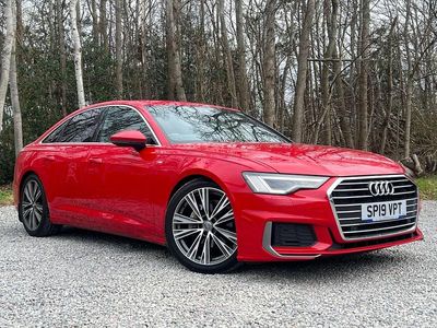 Used Audi A6 S-Line 204 HP (150 kW) 2019 Red Sedan