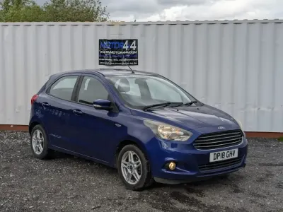 Begagnad Ford Ka Plus Zetec 70 HK (51 kW) 2018 Blå Halvkombi