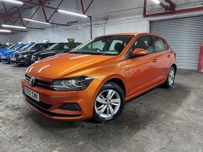 Used VW Polo SE 95 HP (69 kW) 2018 Orange Hatchback