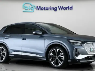 Used Audi Q4 e-tron S-Line 150 kW (204 HP) 2022 Blue SUV