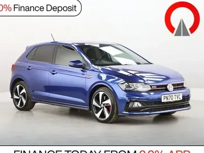 Used VW Polo GTI 207 HP (152 kW) 2020 Blue Hatchback