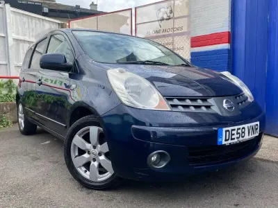 Used Nissan Note Tekna 110 HP (80 kW) 2008 Blue Hatchback