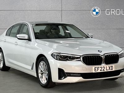 White Used 2022 BMW 520 Sport Line | £23,490 (Fair price)
