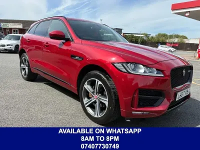 Used Jaguar F-Pace R-Sport 180 HP (132 kW) 2017 Red SUV