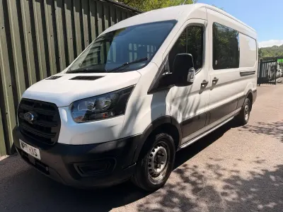 Used Ford Transit 130 HP (95 kW) 2022 White Van