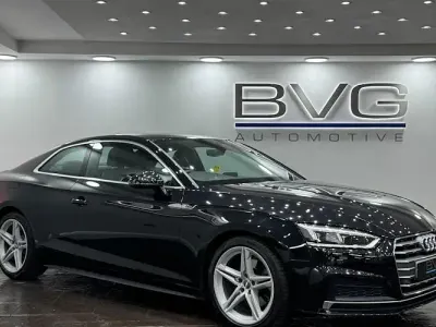Used Audi A5 S-Line 190 HP (139 kW) 2018 Black Coupe