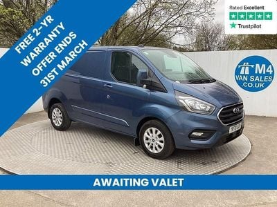 Used Ford Transit Custom Limited 130 HP (95 kW) 2020 Blue Van