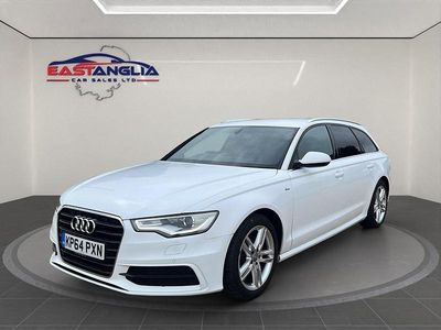 White Used 2014 Audi A6 S-Line Estate | £9,495 (Fair price)