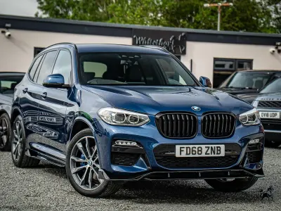 Used BMW X3 M Sport 265 HP (194 kW) 2019 Blue SUV