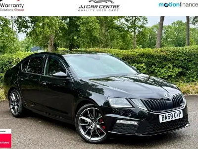 Used Skoda Octavia vRS 245 HP (180 kW) 2019 Black Hatchback