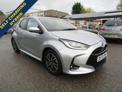 Silver Used 2022 Toyota Yaris Hybrid Design Hatchback | £15,850 (Good price)