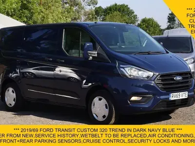 Used Ford Transit Custom Trend 130 HP (95 kW) 2019 Blue Van
