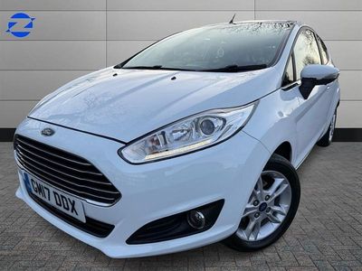 Used Ford Fiesta Zetec 2017 White Hatchback