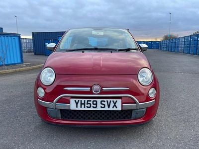 Used Fiat 500 Lounge 2009 Red Cabriolet