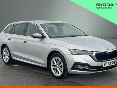 Used Skoda Octavia SE L 150 HP (110 kW) 2023 Metallic  brilliant silver Estate