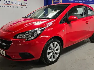 Used Vauxhall Corsa 75 HP (55 kW) 2018 Red Hatchback