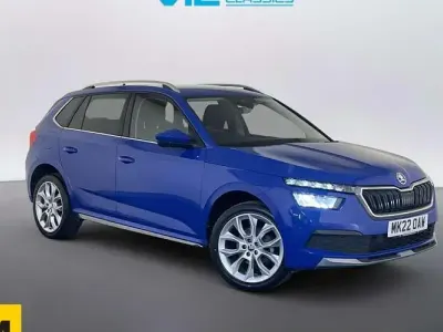 Used Skoda Kamiq SE L 110 HP (80 kW) 2022 Blue SUV