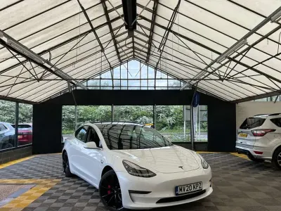 Usado Tesla Model 3 Performance 461 kW (627 HP) 2020 Branco Sedan