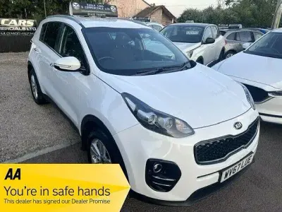 Used Kia Sportage 115 HP (84 kW) 2017 White SUV