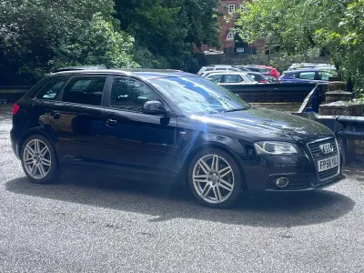 Used Audi A3 Sportback S-Line 170 HP (125 kW) 2008 Black Hatchback