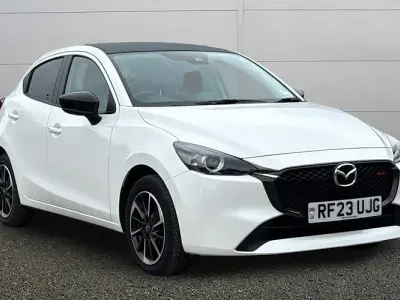 Used Mazda 2 Homura-Aka 116 HP (85 kW) 2023 White Hatchback