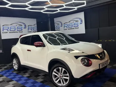 Used Nissan Juke Acenta Premium 115 HP (84 kW) 2015 White SUV