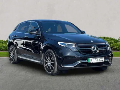 Used Mercedes EQC400 AMG line 300 kW (408 HP) 2023 Black SUV