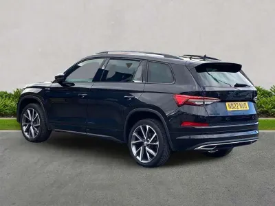 Used Skoda Kodiaq SportLine 150 HP (110 kW) 2022 Black SUV