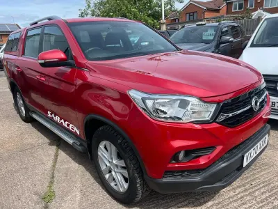 Used SsangYong Musso 181 HP (133 kW) 2020 Red Pickup