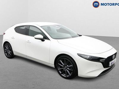 Used Mazda 3 Exclusive-Line 140 HP (102 kW) 2025 White Hatchback