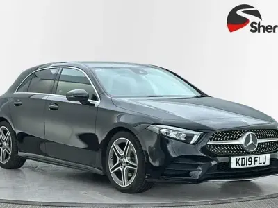 Used Mercedes A180 Executive 136 HP (100 kW) 2019 Black Hatchback