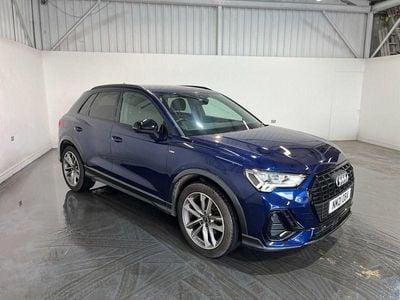 Used Audi Q3 Black Edition 150 HP (110 kW) 2021 Blue SUV
