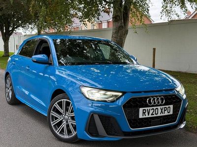 Used Audi A1 Sportback S-Line 2020 Blue Hatchback
