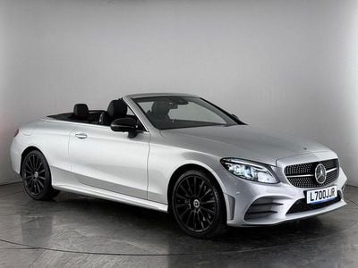 Used Mercedes C300 AMG line 2021 Silver Cabriolet