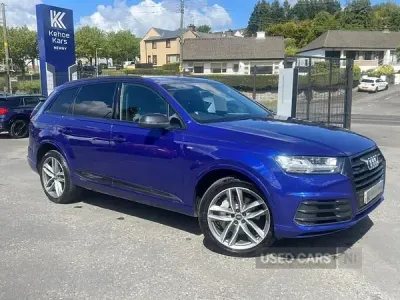 Used Audi Q7 Black Edition 272 HP (200 kW) 2018 Blue SUV