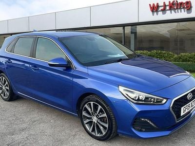 Used Hyundai i30 Premium 140 HP (102 kW) 2019 Blue Hatchback