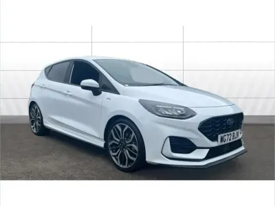 Used Ford Fiesta ST-Line X 125 HP (91 kW) 2022 White Hatchback