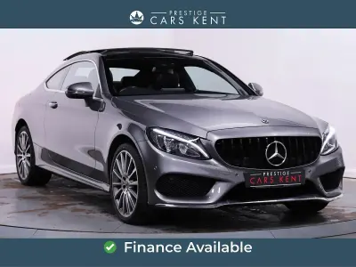 Used Mercedes C200 AMG Line Premium Plus 2017 Grey Coupe
