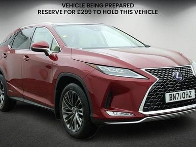Used Lexus RX450h 2021 Red SUV