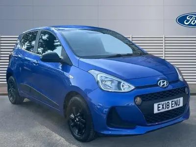 Used Hyundai i10 GO! 67 HP (49 kW) 2018 Blue Hatchback