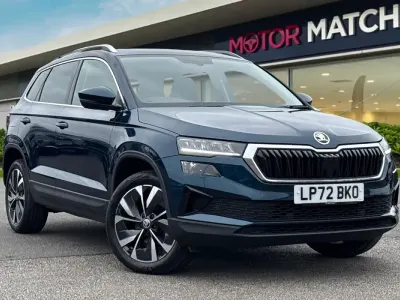 Gebraucht Skoda Karoq SE L 2023 Blau SUV