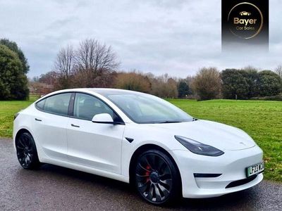 Used Tesla Model 3 Performance 82 kW (112 HP) 2023 White Sedan
