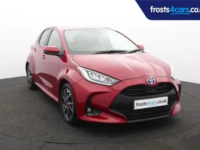 Used Toyota Yaris Hybrid Design 2023 Red Hatchback