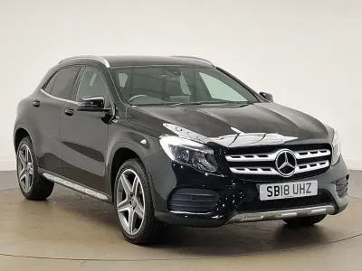 Used Mercedes GLA200 AMG line 136 HP (100 kW) 2018 Black SUV