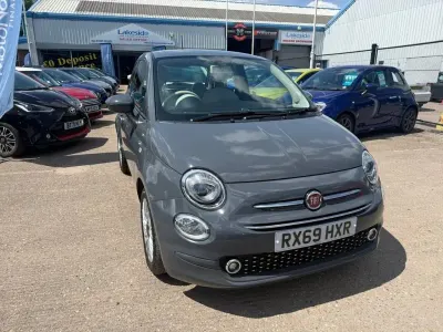 Used Fiat 500 Lounge 69 HP (50 kW) 2019 Grey Hatchback